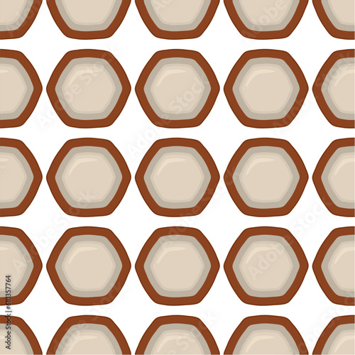 Pattern homemade cookie different taste in pastry biscuit