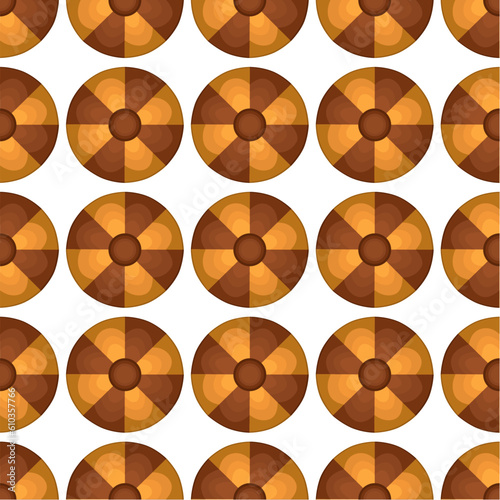 Pattern homemade cookie different taste in pastry biscuit