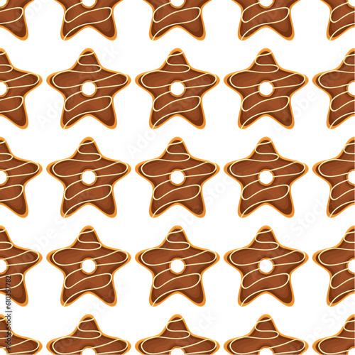 Pattern homemade cookie different taste in pastry biscuit