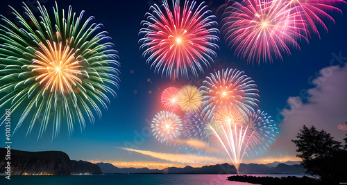 Feux d'artifice .,IA générative.