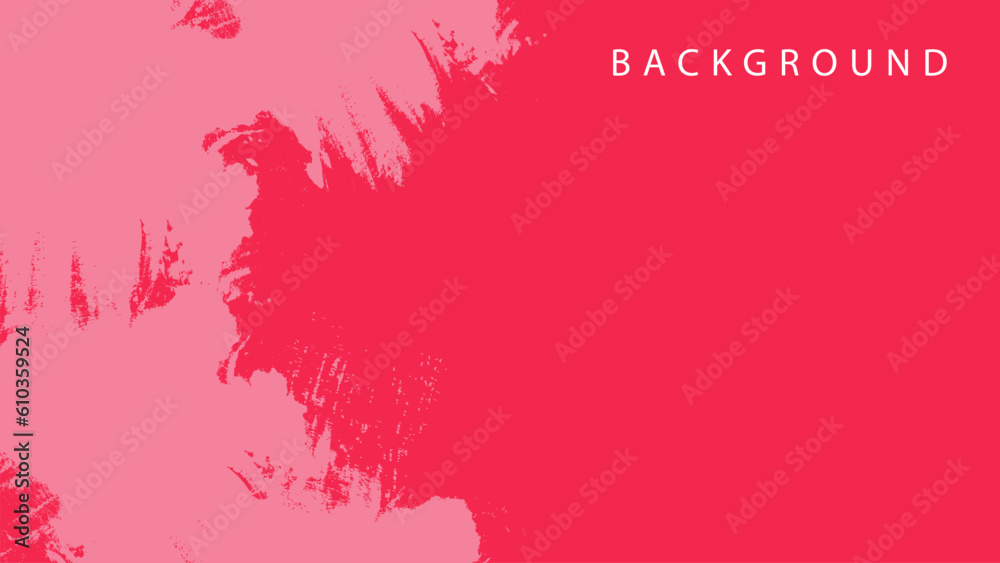 Grunge brush splash background with red color Grunge brush splash background with red color