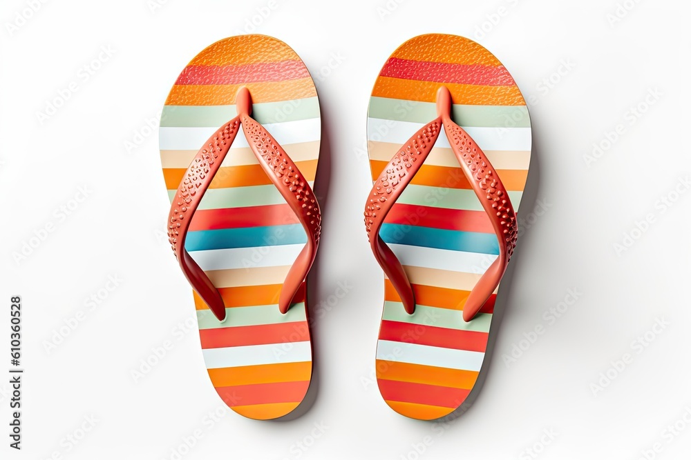 Close Up of Isolated Sandal on White Background Close Up of Isolated Sandal on White Background