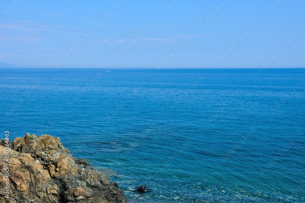 the coast and the sea between cogoleto and varazze liguria italy the coast and the sea between cogoleto and varazze liguria italy