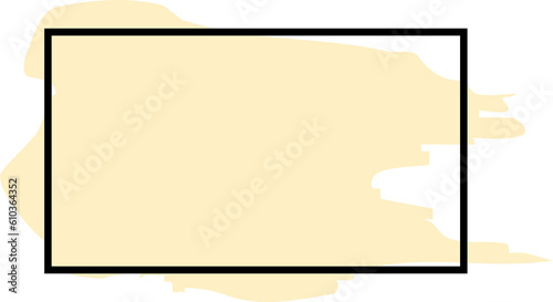 Frame, banner decoration element