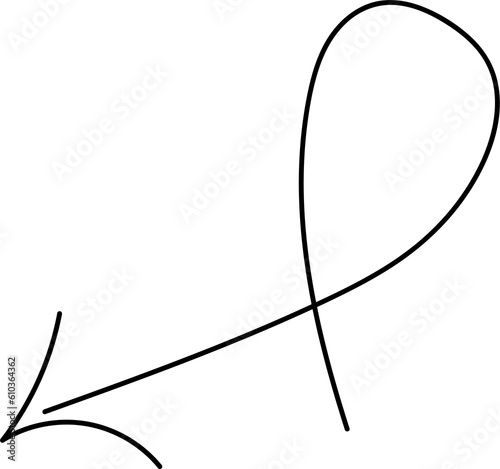 Doodle arrow icon