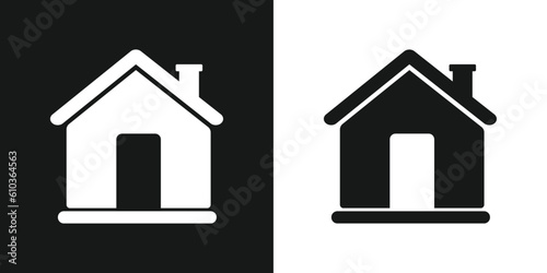 home house icon sign vector design