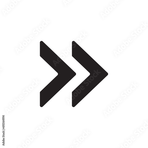 arrow flat icon vector illustration