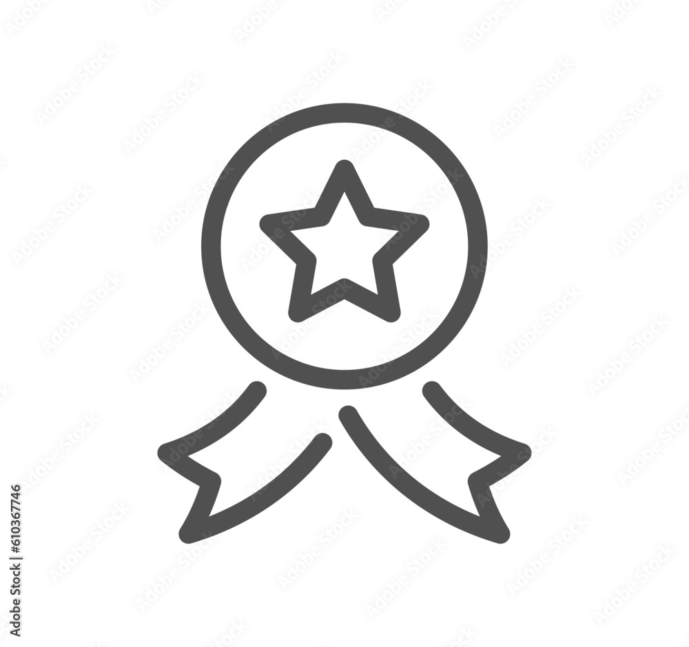 Awards related icon outline and linear vector. Awards related icon outline and linear vector.