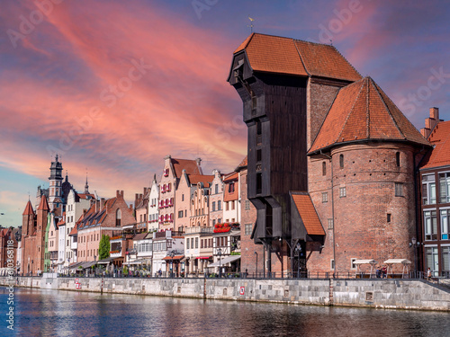 old town of gdansk with kontor