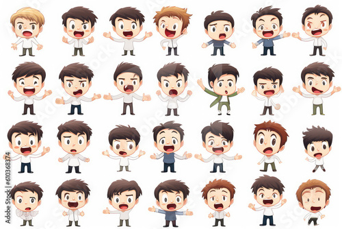 cartoon, pattern, vector, icon, people, illustration, set, seamless, boy, animal, child, character, face, wallpaper, symbol, fun, design, baby, kid, skull, art, funny, color, children, smile