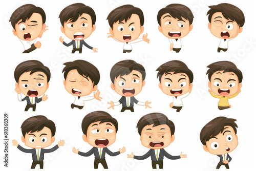 cartoon, pattern, vector, icon, people, illustration, set, seamless, boy, animal, child, character, face, wallpaper, symbol, fun, design, baby, kid, skull, art, funny, color, children, smile
