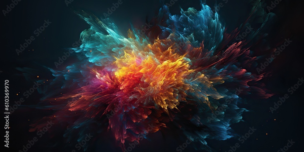AI Generated. AI Generative. Illustration of holi smoke abstract graphic art with space galaxy cosmos inspirational vibe. Graphic Art AI Generated. AI Generative. Illustration of holi smoke abstract graphic art with space galaxy cosmos inspirational vibe. Graphic Art
