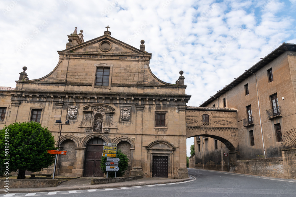 Tafalla, Navarra. Recoletas Convent. Palace of the Mencos