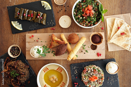 Lebanese mezze appetizers
