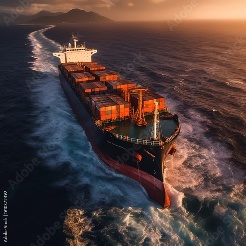 ship at sea