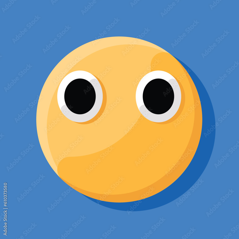 Blank face emoji