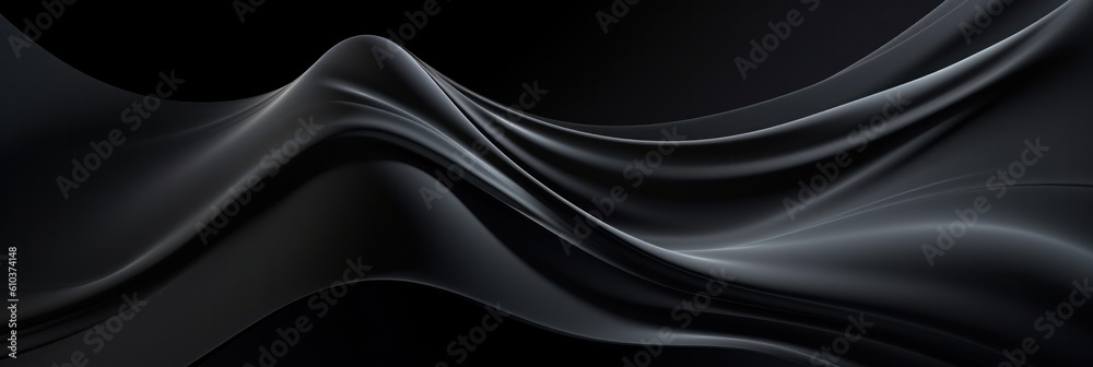 Fototapeta premium Luxury silk wave background. Illustration Generative AI.