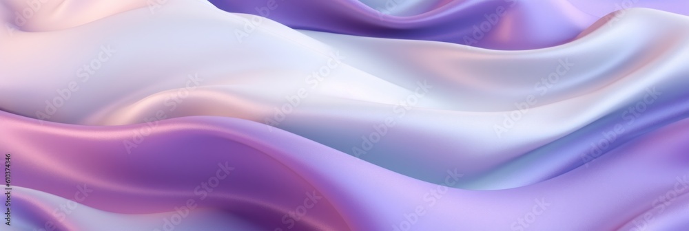 Fototapeta premium Luxury silk wave background. Illustration Generative AI.