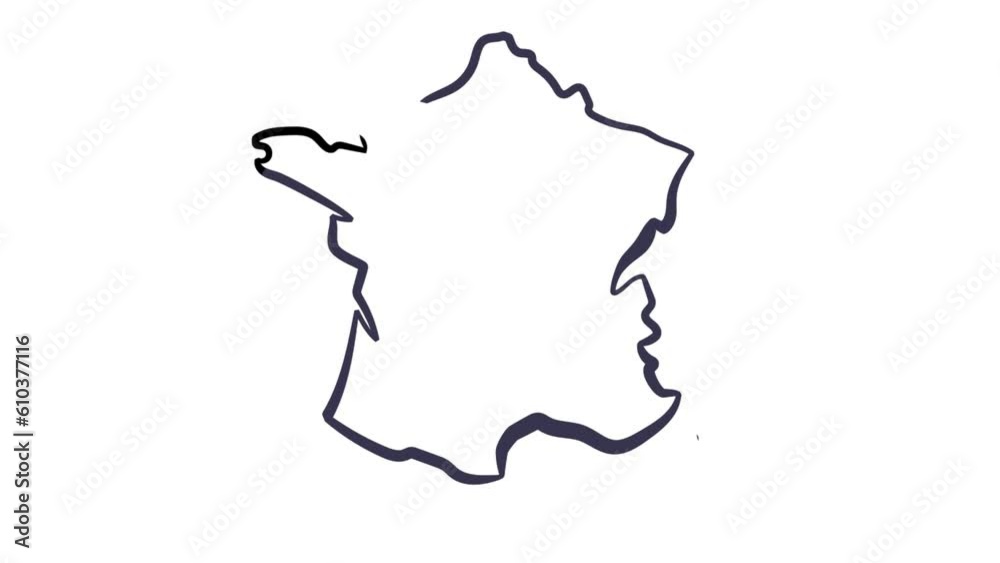 Animation France Map Animation France Map