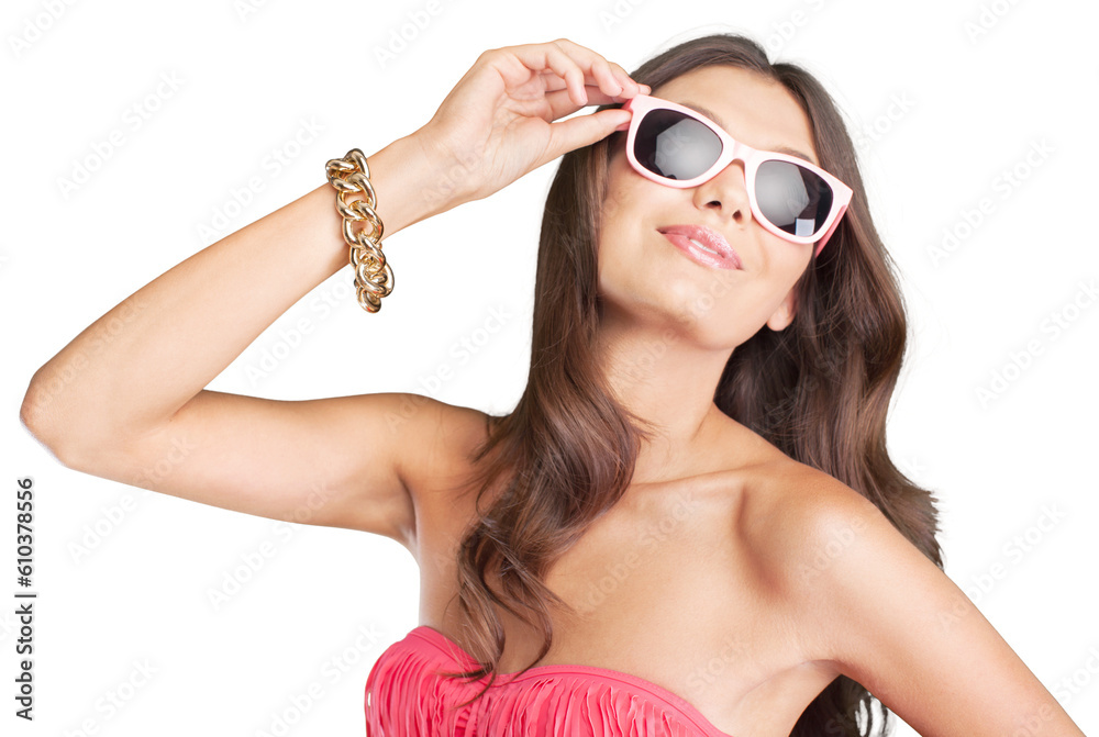Sexy beautiful woman with a lovely figure posing in glasses and a swimsuit Sexy beautiful woman with a lovely figure posing in glasses and a swimsuit