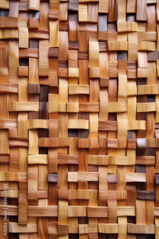 wooden woven texture background. generative ai wooden woven texture background. generative ai