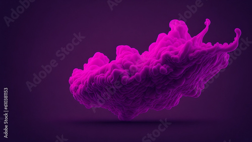 Abstract pink smoke with dark background