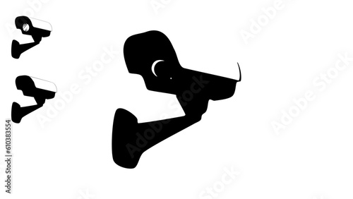 cctv camera silhouette