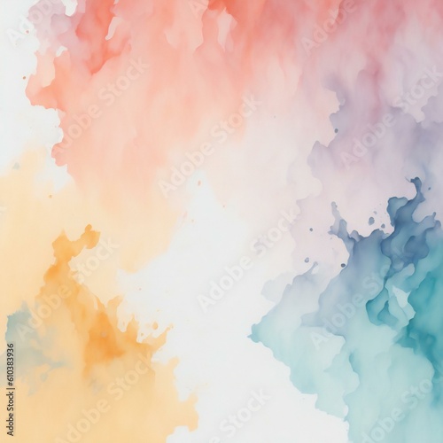 watercolor background with watercolor