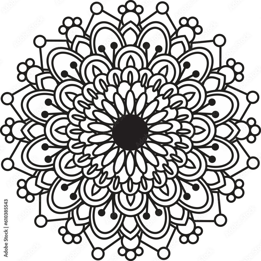 Easter Mandala Decorative Easter Mandala Decorative