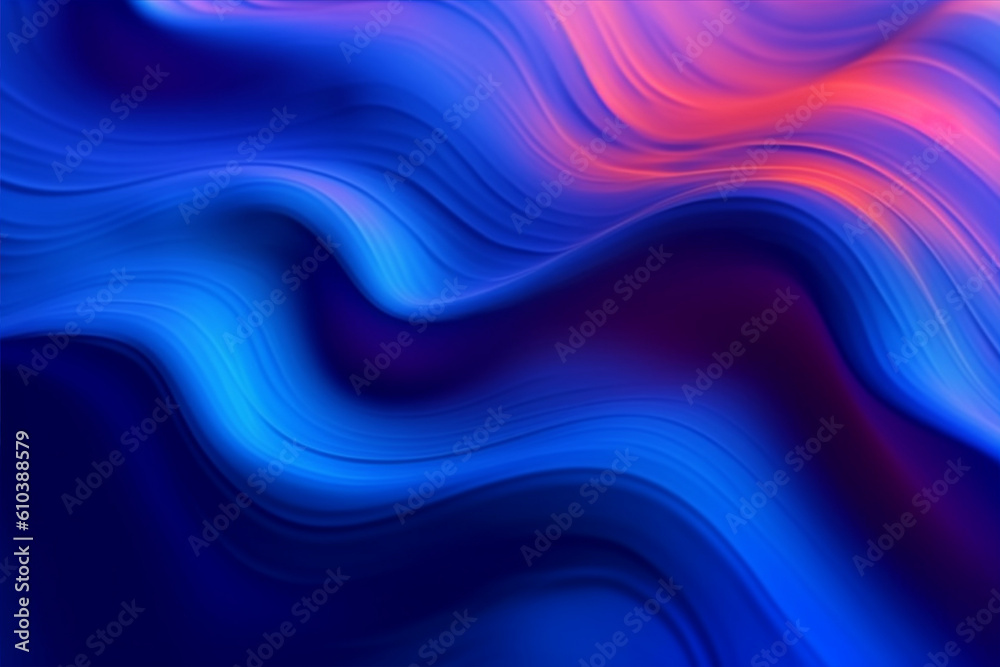 Abstract colorful wave background, generative ai Abstract colorful wave background, generative ai