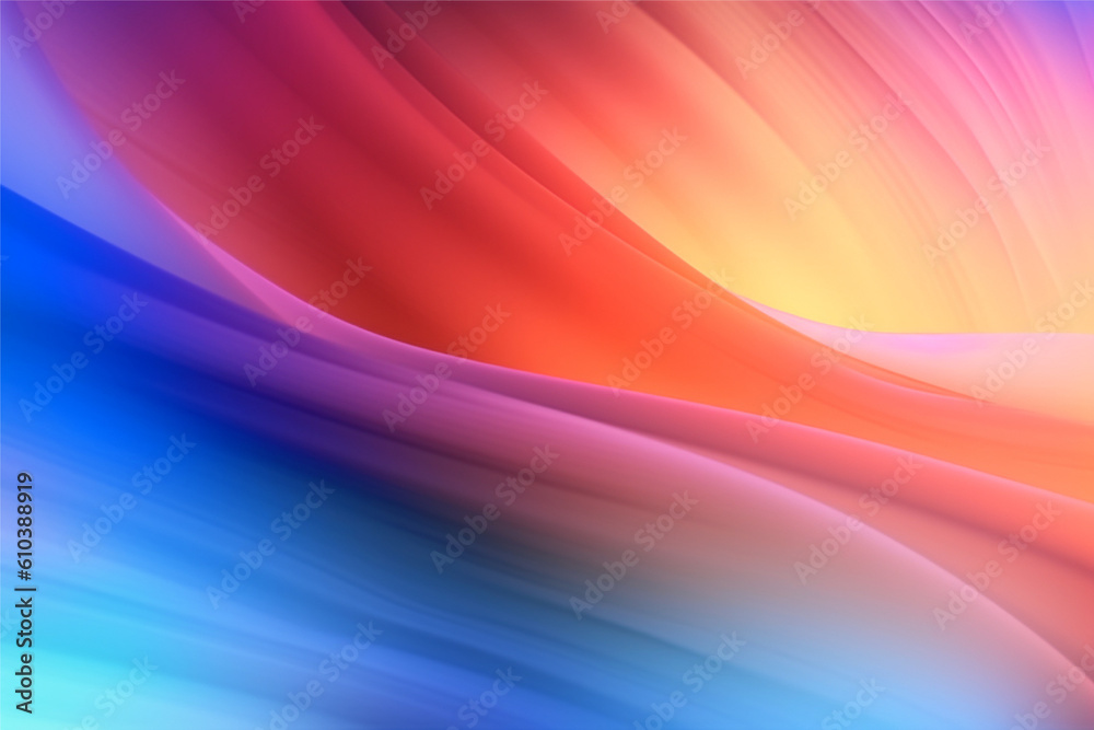 Abstract colorful wave background, generative ai Abstract colorful wave background, generative ai