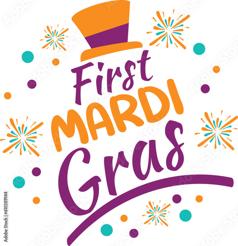 Mardi gras svg t shirt Design