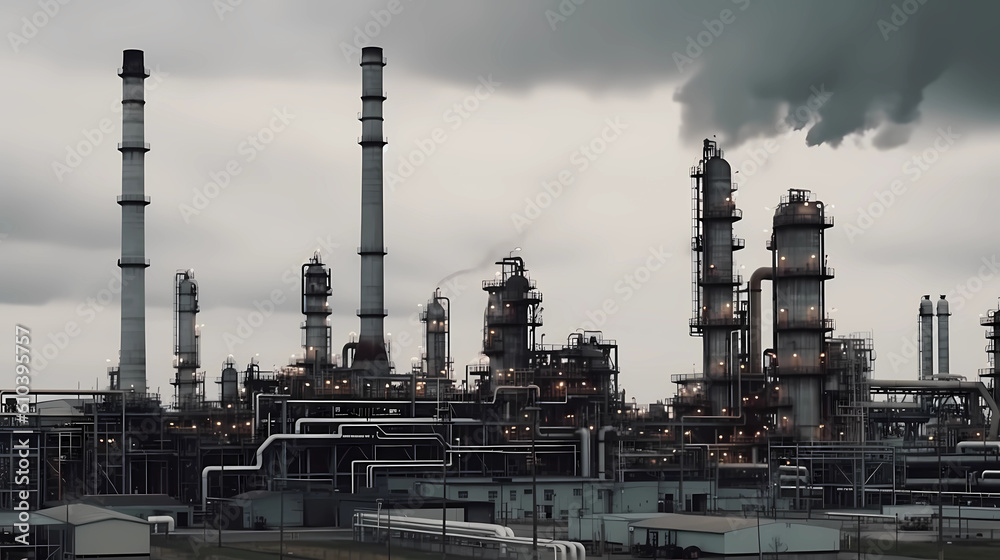 Refinery industry engineer are working and discussing at front oil and gas industrial factory,Oil refinery plant for industry Refinery industry engineer are working and discussing at front oil and gas industrial factory,Oil refinery plant for industry