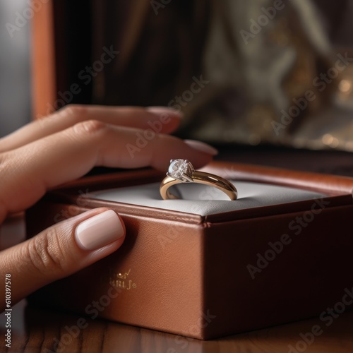 A symbol of forever, a diamond ring that tells your story