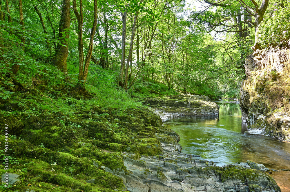 Mountain Stream in the Brecon Beacons, Wales. Mountain Stream in the Brecon Beacons, Wales.