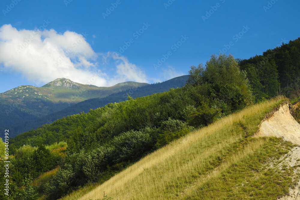 Views on hiking path to Sutovsky waterfall in Carpathians mountains, Slovakia. Views on hiking path to Sutovsky waterfall in Carpathians mountains, Slovakia.
