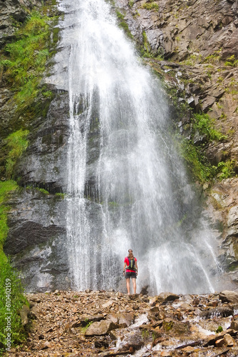 Views on hiking path to Sutovsky waterfall in Carpathians mountains, Slovakia.