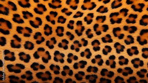Leopard Skin Texture Pattern print. made with generated ai.