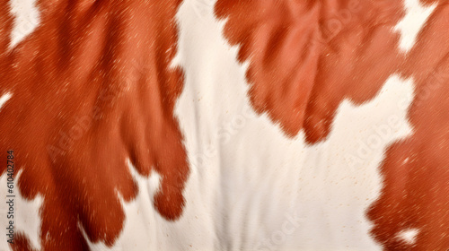  Brown cow skin texture. Agriculture. Smooth surface. made with generated ai.