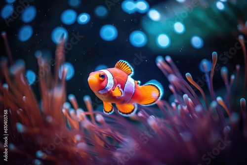 clown fish swimming in the ocean © Omkar