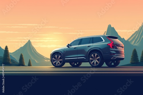 illustration of a Jeep