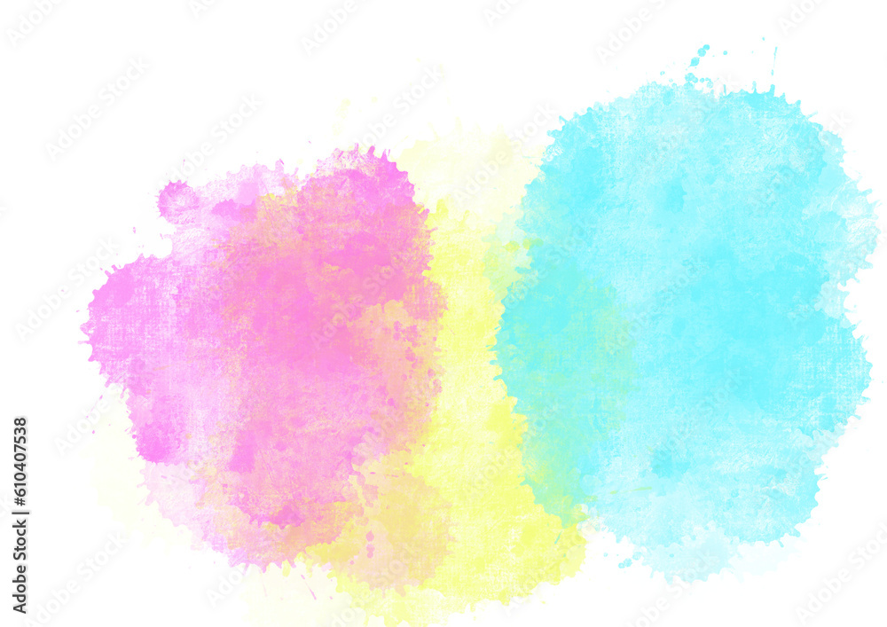 Multicolored splash background