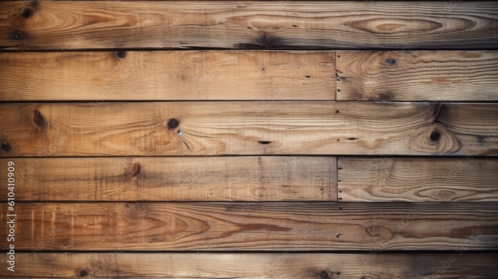 Naklejka premium Create a cozy and welcoming atmosphere with a rustic wood table.