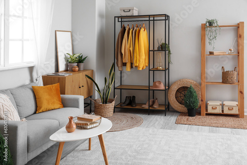 Cozy modern living room int...