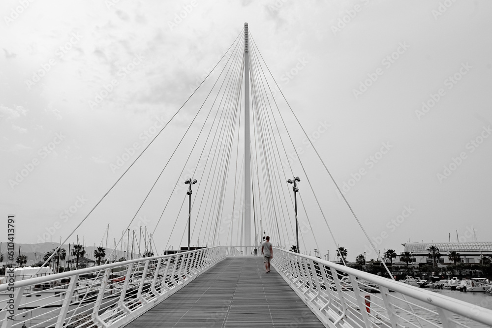 Obraz premium Ponte Thaon di Revel in La Spezia Italy