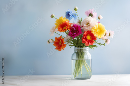 bouquet of flowers, colorful flowers 