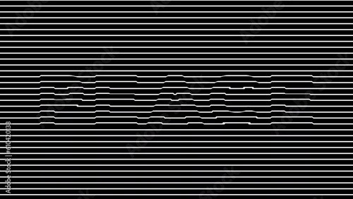 Audio wavefrom. Abstract music waves oscillation. Futuristic sound wave visualization. Synthetic music technology sample. Tune print. Distorted frequencies. 4k UHD