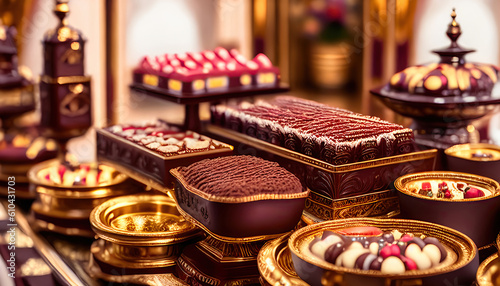 Luxurious chocolate buffet © Yaser