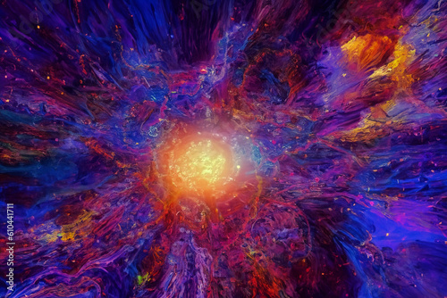 abstract galaxy background with stars generated using Ai