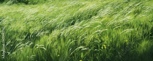 scene of a green field of grass
